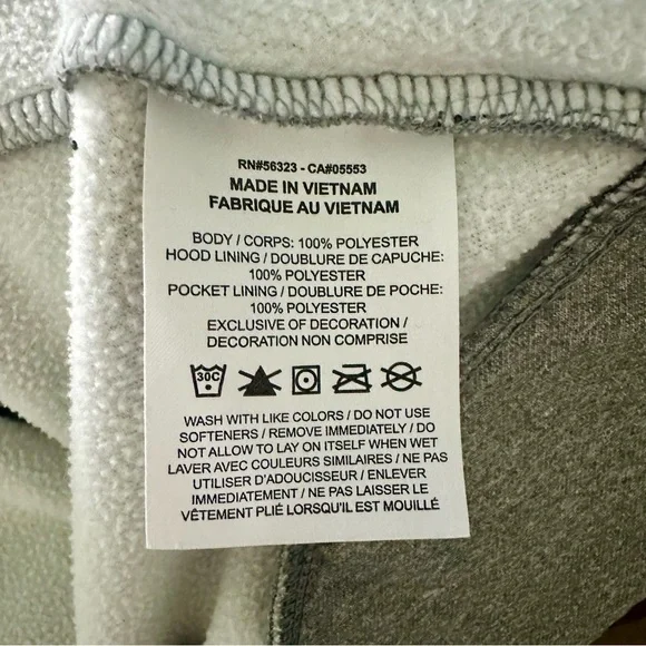 🥂SOLD🥂NIKE Dri-Fit XL Men’s Grey Zip Hooded Jacket - Picture 7 of 7